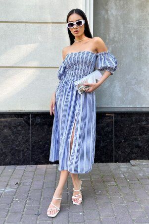 Jadone Fashion: Сукня Джорджина темно-синій - фото 5