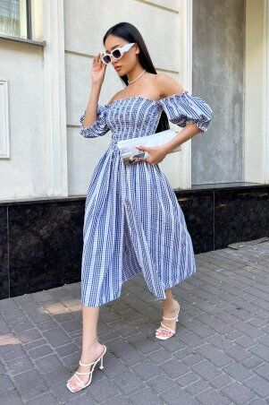 Jadone Fashion: Сукня Джорджина темно-синій - фото 7
