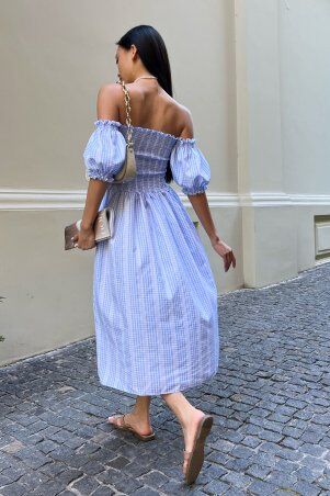 Jadone Fashion: Сукня Джорджина блакитний - фото 2