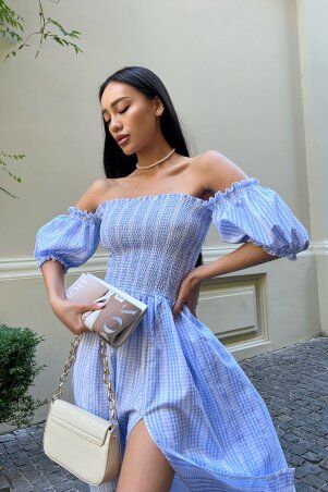 Jadone Fashion: Сукня Джорджина блакитний - фото 3
