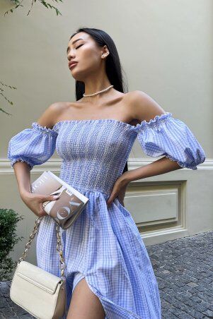 Jadone Fashion: Сукня Джорджина блакитний - фото 5