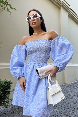 Jadone Fashion: Сукня Гелія блакитний - фото 4