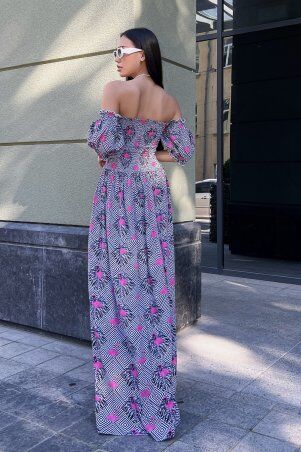 Jadone Fashion: Сукня Фламінго синій - фото 2