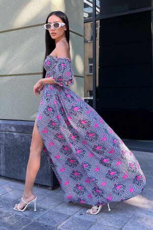 Jadone Fashion: Сукня Фламінго синій - фото 8