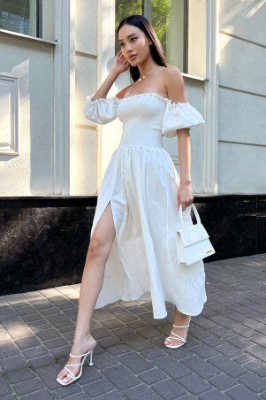 Jadone Fashion: Сукня Мона молочний - фото 3