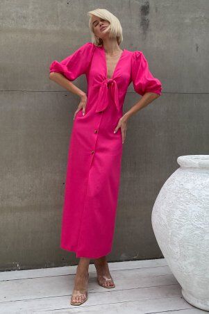 Jadone Fashion: Сукня Клер малиновий - фото 1