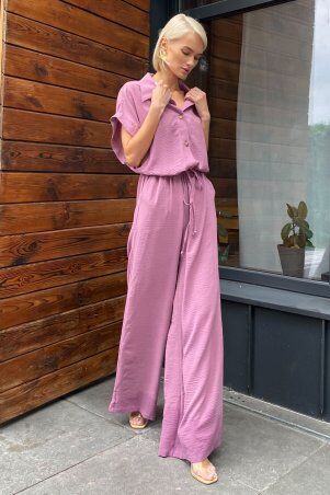 Jadone Fashion: Комбінезон Емріс рожевий - фото 2
