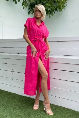 Jadone Fashion: Сукня Арві малиновий - фото 5