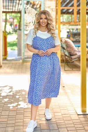 PEONY: Голубой Сарафан Хавея На Тонких Брительках 3006223 - фото 1