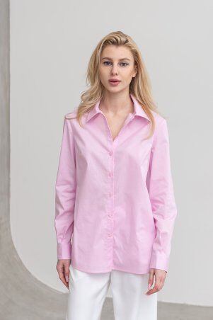 Itelle: Сорочка з бавовняної тканини рожевого кольору Березень 21292 - фото 1