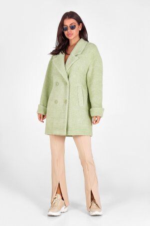 Emass: Пальто Мег фісташка 257/1-109-1 - фото 2