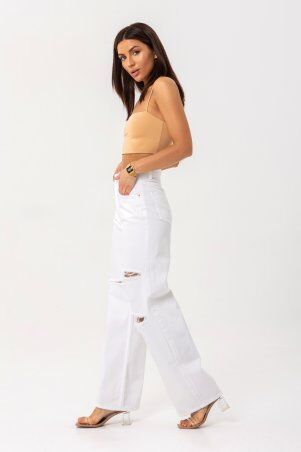 Emass: Джинси труби рвані білий (1072) 1169-5-11 - фото 3