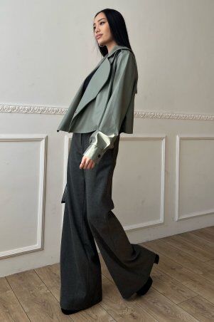 Jadone Fashion: Брюки-палаццо Фіва тёмно-сірий - фото 2