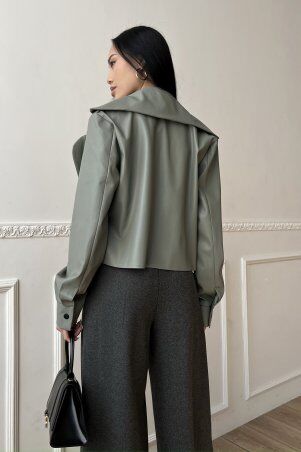Jadone Fashion: Брюки-палаццо Фіва тёмно-сірий - фото 4