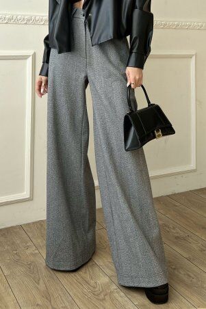 Jadone Fashion: Брюки-палаццо Фіва сірий - фото 2
