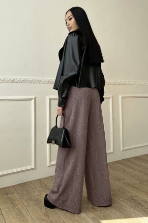 Jadone Fashion: Брюки-палаццо Фіва коричневий - фото 3