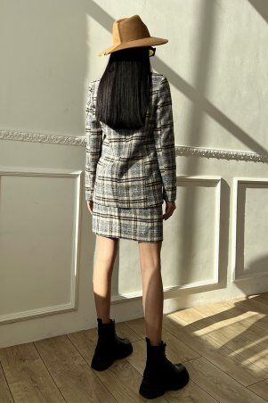 Jadone Fashion: Піджак Нові коричневий - фото 4