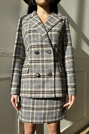 Jadone Fashion: Піджак Нові коричневий - фото 6
