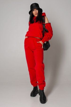 Jadone Fashion: Брюки Гербі червоний - фото 1