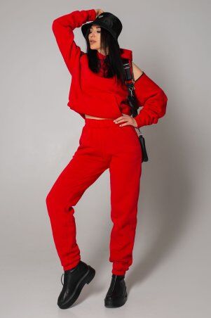 Jadone Fashion: Брюки Гербі червоний - фото 2
