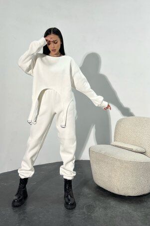 Jadone Fashion: Худі Остін білий - фото 2