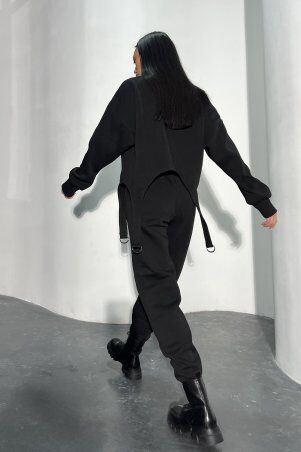 Jadone Fashion: Худі Остін чорний - фото 4
