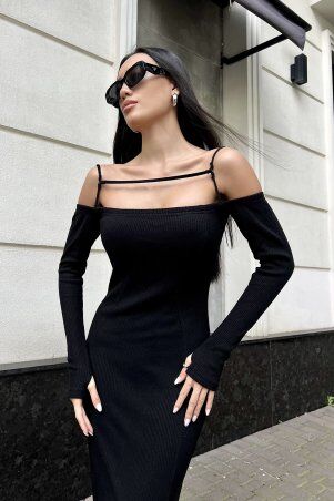 Jadone Fashion: Сукня Санса чорний - фото 6