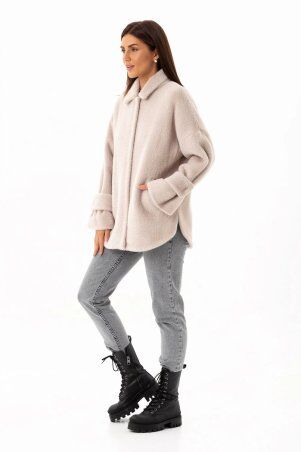 Emass: Пальто Даймонд бежеве 388-05-1 - фото 4