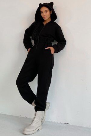 Jadone Fashion: Комбінезон Еміль чорний - фото 3