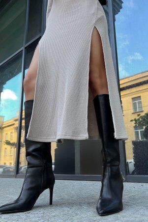 Jadone Fashion: Сукня Рената бежевий - фото 4