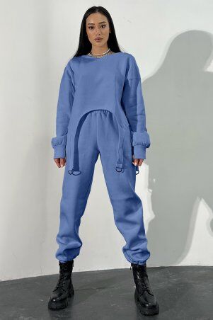 Jadone Fashion: Худі Остін блакитний - фото 2