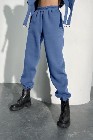 Jadone Fashion: Брюки Гербі блакитний - фото 2