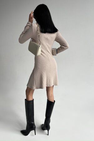 Jadone Fashion: Сукня Сана бежевий - фото 4