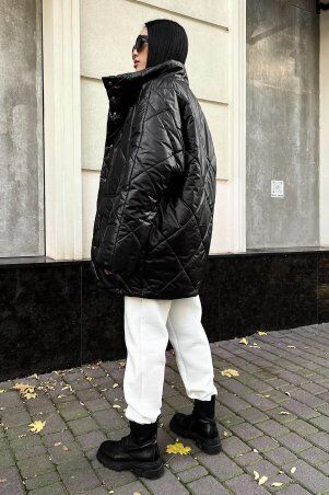 Jadone Fashion: Зимова куртка Лілу чорний - фото 4