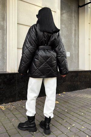 Jadone Fashion: Зимова куртка Лілу чорний - фото 7