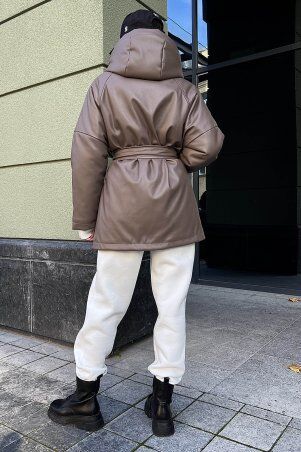 Jadone Fashion: Зимова куртка Саві мокко - фото 4