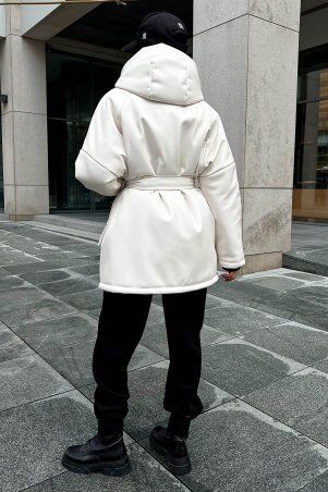 Jadone Fashion: Зимова куртка Саві білий - фото 2