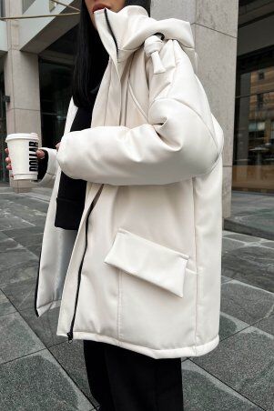 Jadone Fashion: Зимова куртка Саві білий - фото 6
