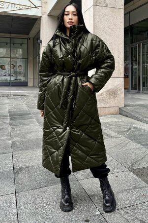 Jadone Fashion: Зимове пальто Реммі білий - фото 2