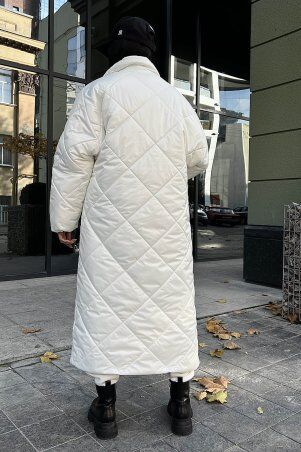 Jadone Fashion: Зимове пальто Реммі білий - фото 5