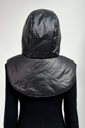 Jadone Fashion: Зимовий капор Льє чорний - фото 2