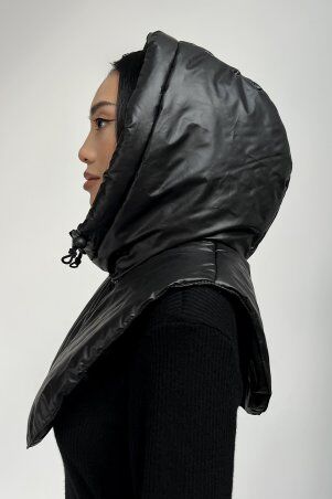 Jadone Fashion: Зимовий капор Льє чорний - фото 3