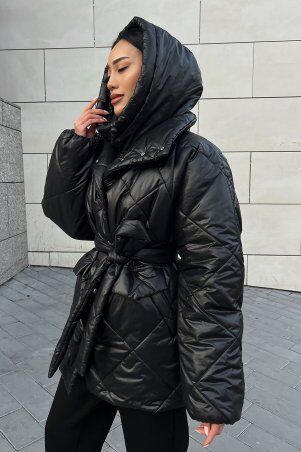Jadone Fashion: Зимовий капор Льє чорний - фото 7