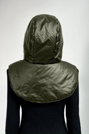 Jadone Fashion: Зимовий капор Льє хакі - фото 2