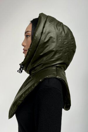 Jadone Fashion: Зимовий капор Льє хакі - фото 3