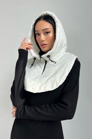 Jadone Fashion: Зимовий капор Льє білий - фото 5