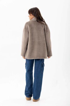 Emass: Коротке пальто Мішель капучино 420-33-1 - фото 8