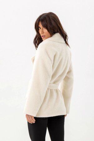 Emass: Коротке пальто Мішель біле 420-11-1 - фото 10