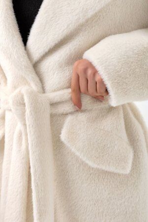 Emass: Коротке пальто Мішель біле 420-11-1 - фото 8