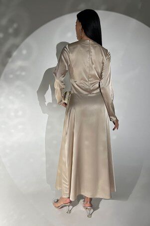 Jadone Fashion: Сукня Жустін бежевий - фото 3